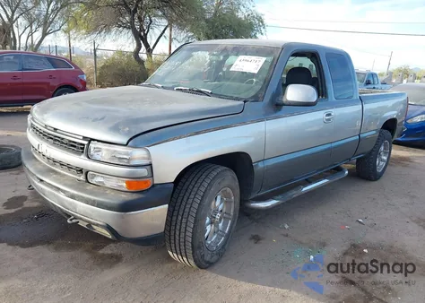 2002 Chevrolet Silverado 1500 Ls from USA, damaged, VIN 2GCEK19T721389486
